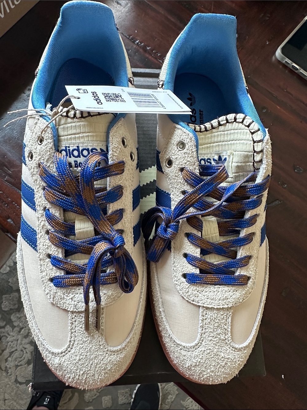 Adidas Wales Bonner x adidas Samba Nylon 'Wonder Clay Royal Blue'